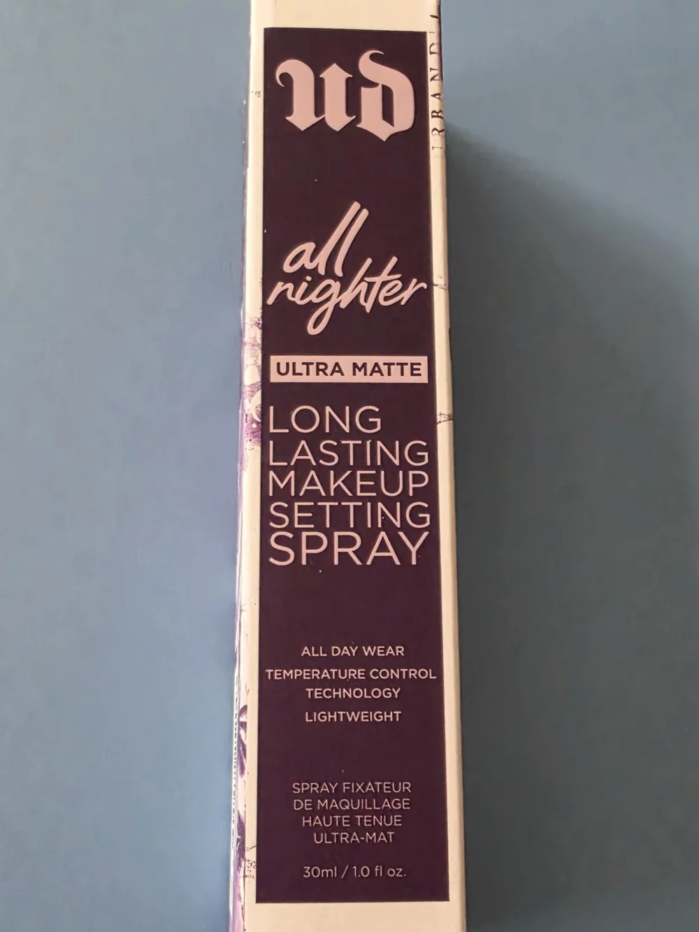 Urban Decay All Nighter Ultra Matte Oil Absorbing Makeup Setting Spray 1oz